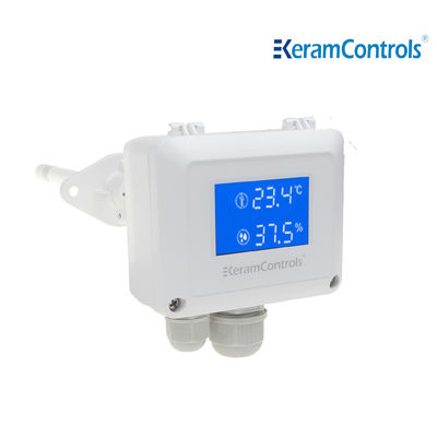 Bộ truyền nhiệt độ và độ ẩm màn hình LED lớn để đo nhiệt độ và độ ẩm