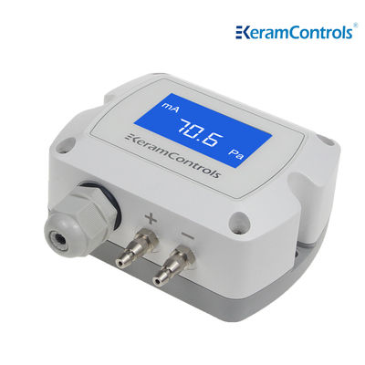 Máy phát áp suất chênh lệch màn hình LCD 0-10V cho HVAC