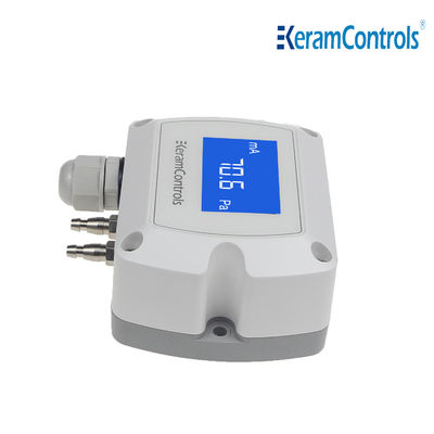 Máy phát áp suất chênh lệch màn hình LCD 0-10V cho HVAC