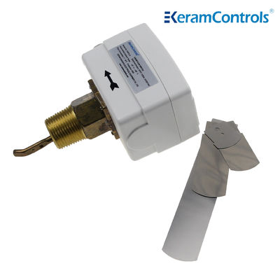 Công tắc dòng chảy chất lỏng bằng đồng thau OEM IP65 24V 15A để sưởi ấm điều hòa không khí