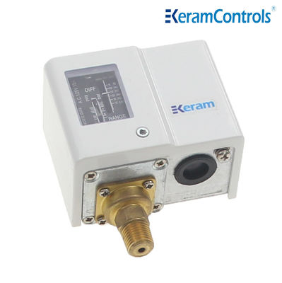 Công tắc áp suất có thể điều chỉnh 125V 20A 33 bar để theo dõi áp suất