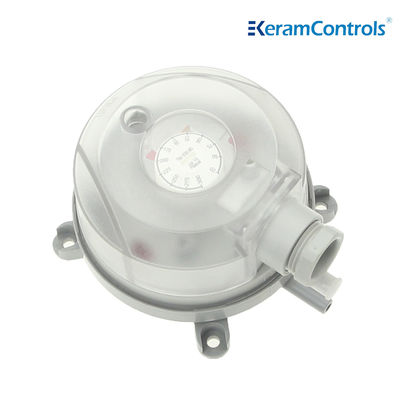 Công tắc áp suất vi sai có thể điều chỉnh IP54 ABS cho bộ lọc khí