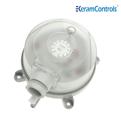 Công tắc áp suất vi sai có thể điều chỉnh IP54 ABS cho bộ lọc khí