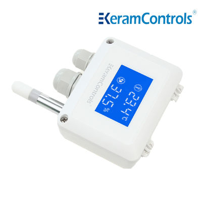 Máy phát nhiệt độ độ ẩm màn hình LCD 4-20mA cho nhà kính