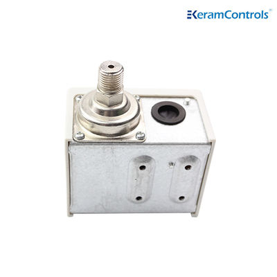 Công tắc áp suất điều chỉnh bằng thép không gỉ IP54 Công tắc dòng chảy chênh lệch áp suất màu trắng