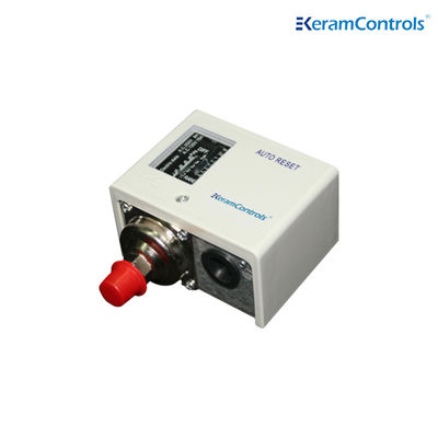 Công tắc áp suất điều chỉnh bằng thép không gỉ IP54 Công tắc dòng chảy chênh lệch áp suất màu trắng