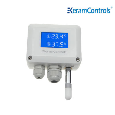 Bộ truyền nhiệt độ và độ ẩm màn hình LED lớn để đo nhiệt độ và độ ẩm