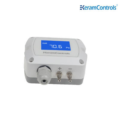 Máy phát áp suất chênh lệch màn hình LCD 0-10V cho HVAC
