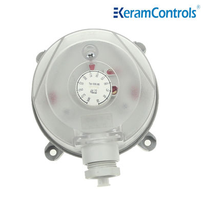 Công tắc áp suất vi sai có thể điều chỉnh IP54 ABS cho bộ lọc khí