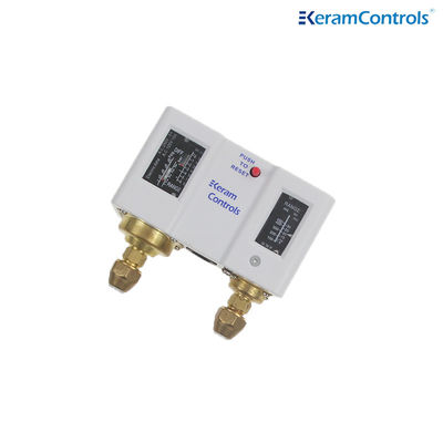 Kết nối đồng thau Công tắc áp suất kép Hvac được chứng nhận CE