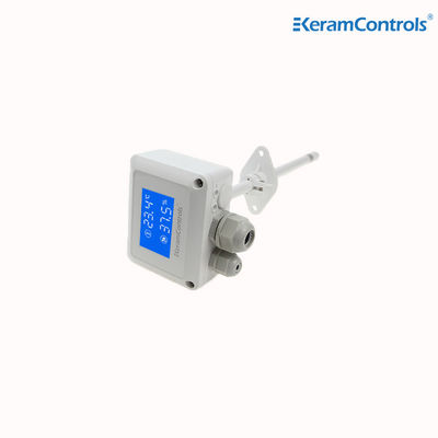 Màn hình LCD Máy phát nhiệt độ và độ ẩm ống dẫn 4-20mA