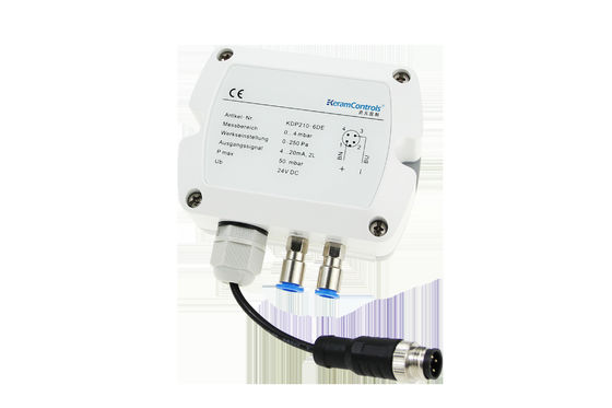 KDP210AC RS485 màn hình LCD Hvac Bộ truyền áp suất khác biệt cho phòng sạch