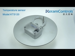 Dustproof IP65 Room Temperature Sensor Monitor 2 Wire Connection